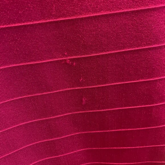 GUESS Mirage Red Bandage Mini Dress with Mesh Trim - Picture 6 of 8